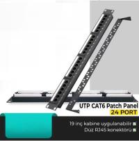 NETS 24 LÜ UTP CAT6 PATCH PANEL DOLU DNE-U24P-C601 - 2